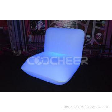 Anti-UV durable Led Bar Stools Lounge Sofa Glow Beach Bar H